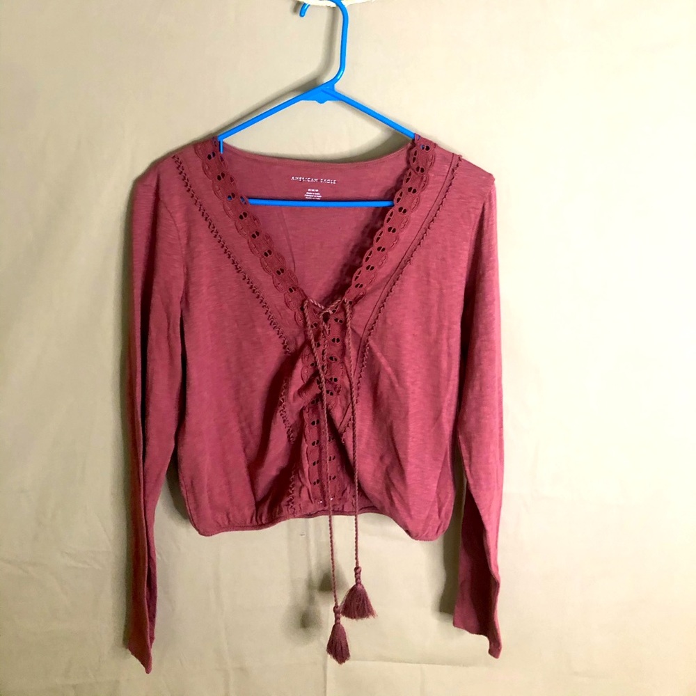 Reddish long sleeve